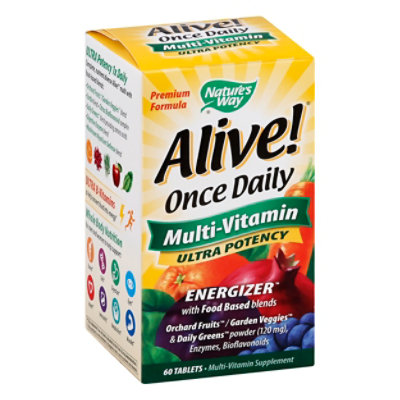 Natures Way Alive Daily Multivitamin - 60 CT - Image 1