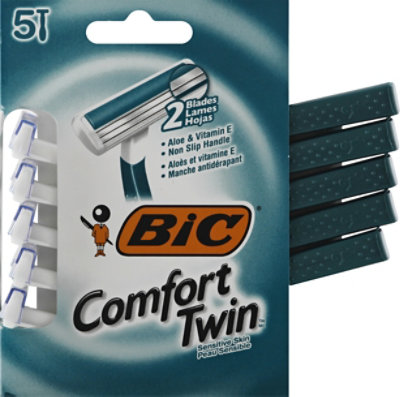 Bic Twin Comfort Mens Disposable Razors - 5 CT - Image 2