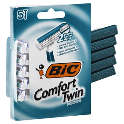Bic Twin Comfort Mens Disposable Razors - 5 CT - Image 1