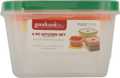 Good Cook Flextrim Sq 6pc Storage - EA - Image 2