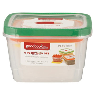 Good Cook Flextrim Sq 6pc Storage - EA - Image 1