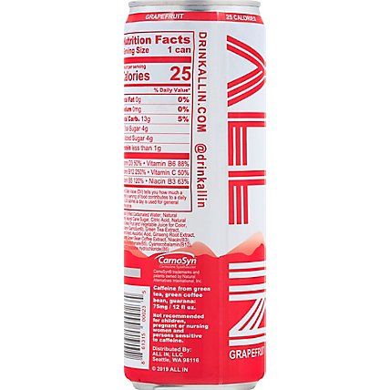 All In Energy Drink Grapefruit - 12 FZ - Image 6