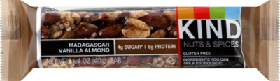 KIND Madagascar Vanilla Almond Gluten Free Gluten Free Snack Bar - 1.4 Oz - Image 1