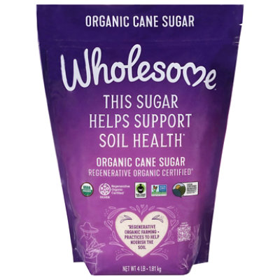 Wholesome Organic Evaporated Cane Sugar - 64 OZ - Image 3