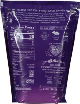 Wholesome Organic Evaporated Cane Sugar - 64 OZ - Image 5