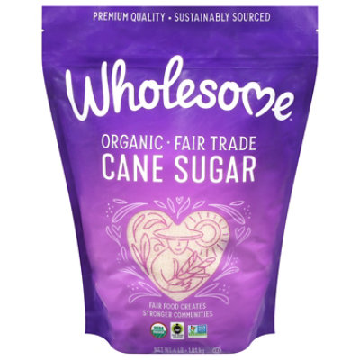 Wholesome Organic Evaporated Cane Sugar - 64 OZ - Image 1