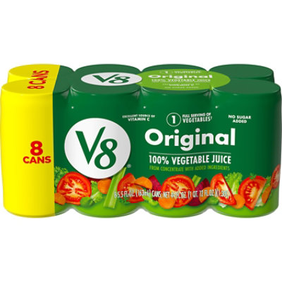 V8 Original 100% Vegetable Juice - 8-5.5 Fl. Oz. - Image 1