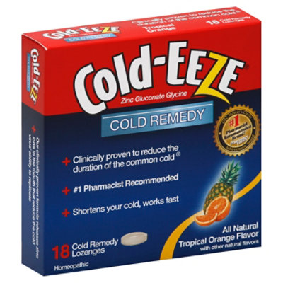 Cold Eeze Trop Fruit Lzng - 18 CT - Image 1