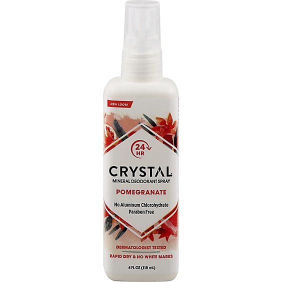 Crystal Deodorant Spray Pomegranate - 4 Fl. Oz.