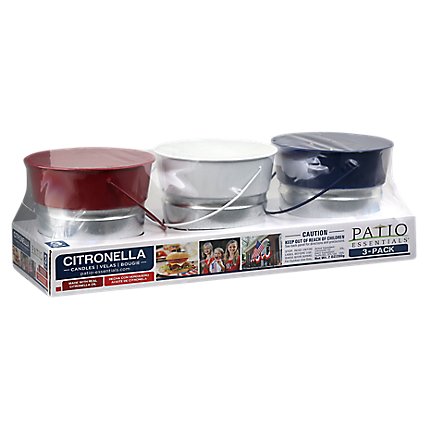 Patio Essentials Citronella Bucket - 3 CT - Image 1