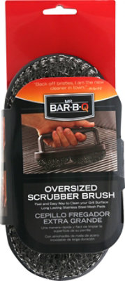Hand Held Barbeque Scrubber Brush - EA - Image 2