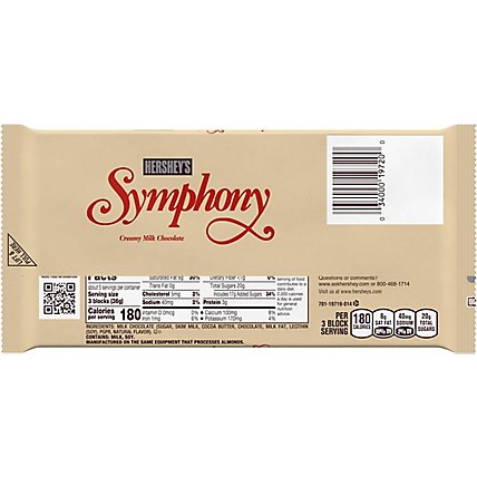 Hershey Symphony Giant Candy Bar - 6.8 OZ - Image 6