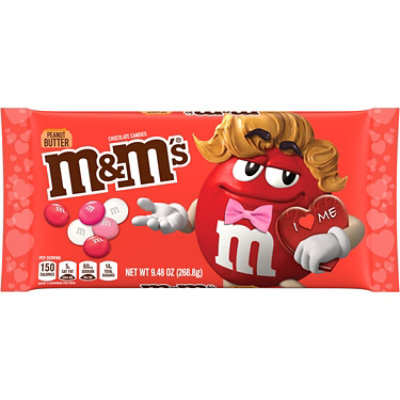 M&ms Peanut Butter Val Bag - 9.48 OZ - Image 1