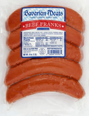 Bavarian Meats Beef Franks - 1 EA - Image 2