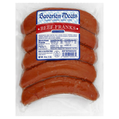 Bavarian Meats Beef Franks - 1 EA - Image 1