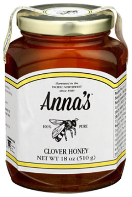 Annas Clover Honey Jar - 18 OZ - Image 1