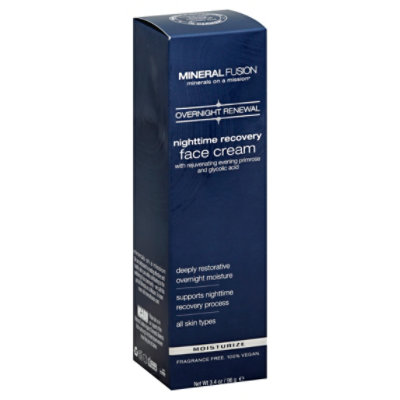 Mineral Fusion Nighttime Recovery Face Cream - 3.4 OZ - Image 1