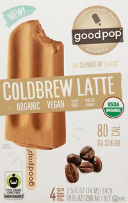 Good Pop Cold Brew Latte Bars - 4-2.75 OZ - Image 2