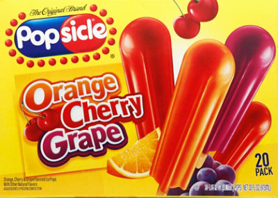 Popsicle Orange Cherry Grape Pops - 20-1.65 FZ - Image 2