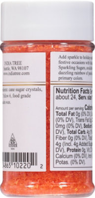 India Tree Orange Sparkle Sugar - 3 OZ - Image 6