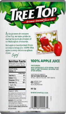 Tree Top Juice Apple Can - 46 FZ - Image 3