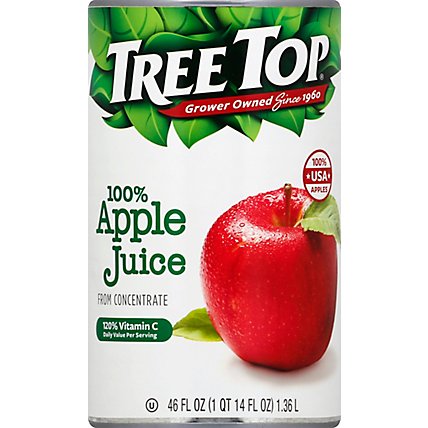 Tree Top Juice Apple Can - 46 FZ - Image 2