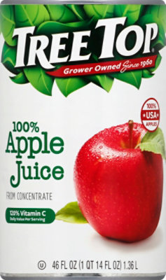 Tree Top Juice Apple Can - 46 FZ - Image 2