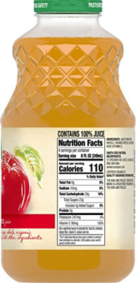 Santa Cruz Organic Apple Juice - 32 Fl. Oz. - Image 3