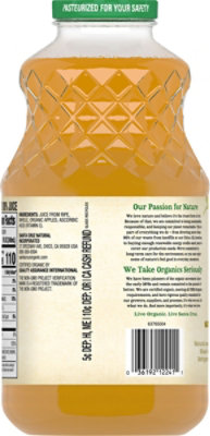 Santa Cruz Organic Apple Juice - 32 Fl. Oz. - Image 6