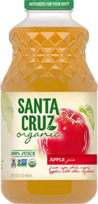 Santa Cruz Organic Apple Juice - 32 Fl. Oz. - Image 1