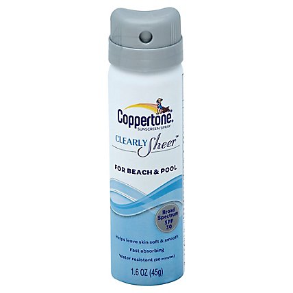 Coppertone Clear Sheer 30 Spf - 1.6 FZ - Image 1