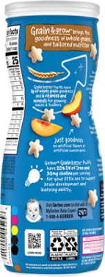 Gerber Puffs Peach Cereal Snk Cnstr - 1.48 OZ - Image 6