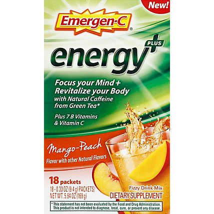 Emergen C Energy Plus Mngo Pch - 18 CT - Image 2