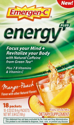 Emergen C Energy Plus Mngo Pch - 18 CT - Image 2