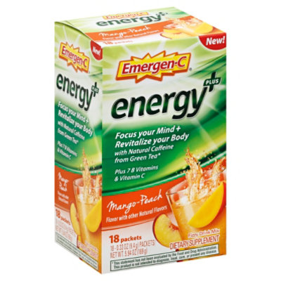 Emergen C Energy Plus Mngo Pch - 18 CT - Image 1
