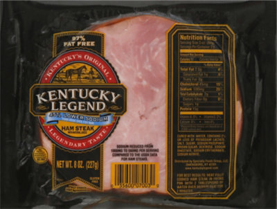 Kentucky Legend Lower Sodium Ham Steaks - 8 Oz - Image 2