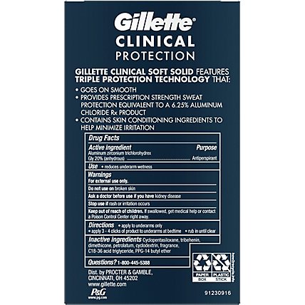 Gillette Clinical Antiperspirant Clean Scent - 1.7 OZ - Image 5