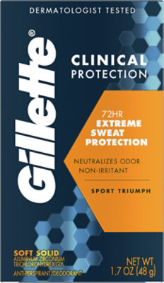 Gillette Clinical Antiperspirant Clean Scent - 1.7 OZ - Image 2
