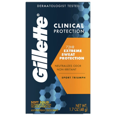 Gillette Clinical Antiperspirant Clean Scent - 1.7 OZ - Image 1