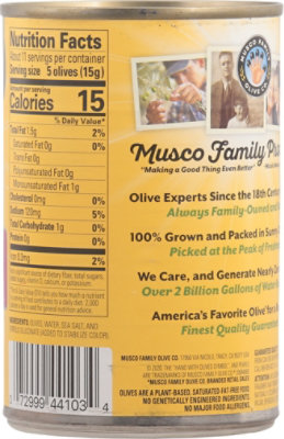 Musco Pitted Olives California Ripe Medium - 6 OZ - Image 6