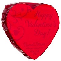 Russell Stover Red Foil Heart I/o - 1.75 OZ - Image 1