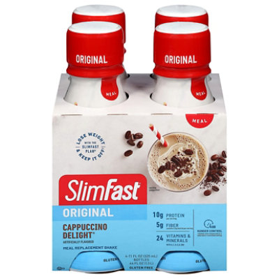 SlimFast Cappuccino Delight Shake - 4-11 Fl. Oz. - Image 1