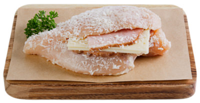 Haggen Chicken Cordon Beu Stuffed Breast No Antibiotics Vegetarian Fed Cage Free - 8 oz. - Image 1