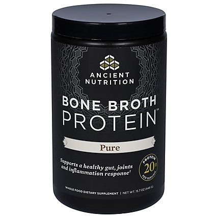 Ancient Nutrition Bone Broth Pure Protein - 15.7 Oz - Image 3