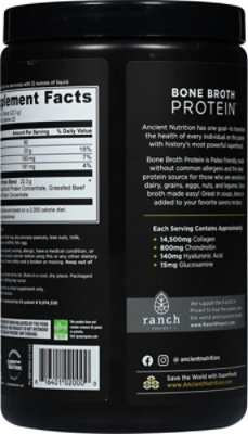 Ancient Nutrition Bone Broth Pure Protein - 15.7 Oz - Image 4