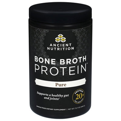 Ancient Nutrition Bone Broth Pure Protein - 15.7 Oz - Image 1