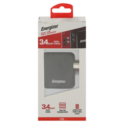 Energizer Dual Usb Wall Charger - EA - Image 3