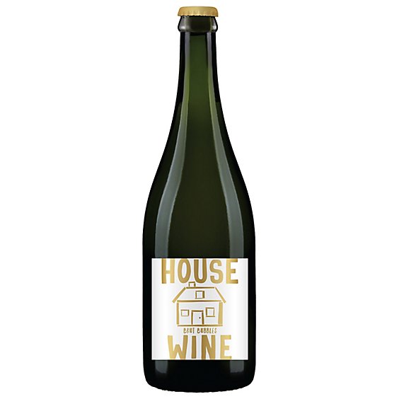 House Wine Brut Bubbles Wine - 750 ML