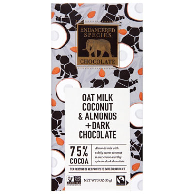 Endangered Species Oat Milk Coconut Almond Bar - 3 OZ - Image 3