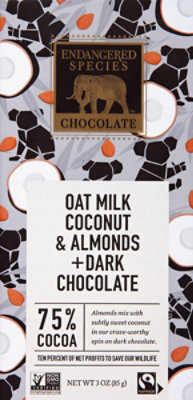 Endangered Species Oat Milk Coconut Almond Bar - 3 OZ - Image 2